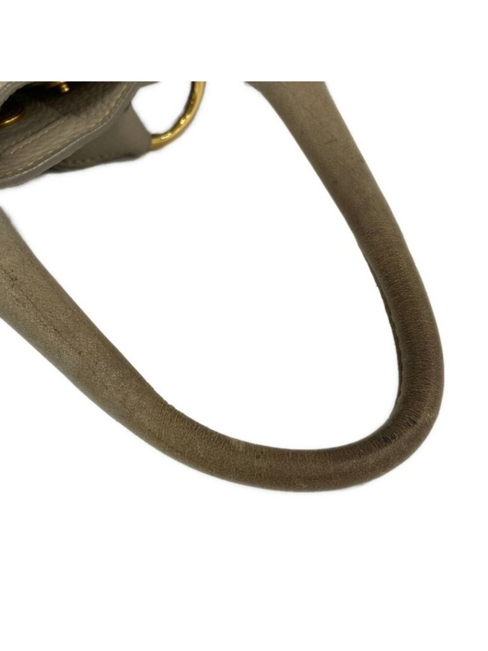 Prada Tote Beige Leather Tag - Picture 14 of 15